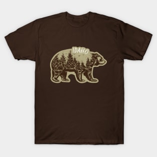 Idaho Mountain Grizzly Bear T-Shirt